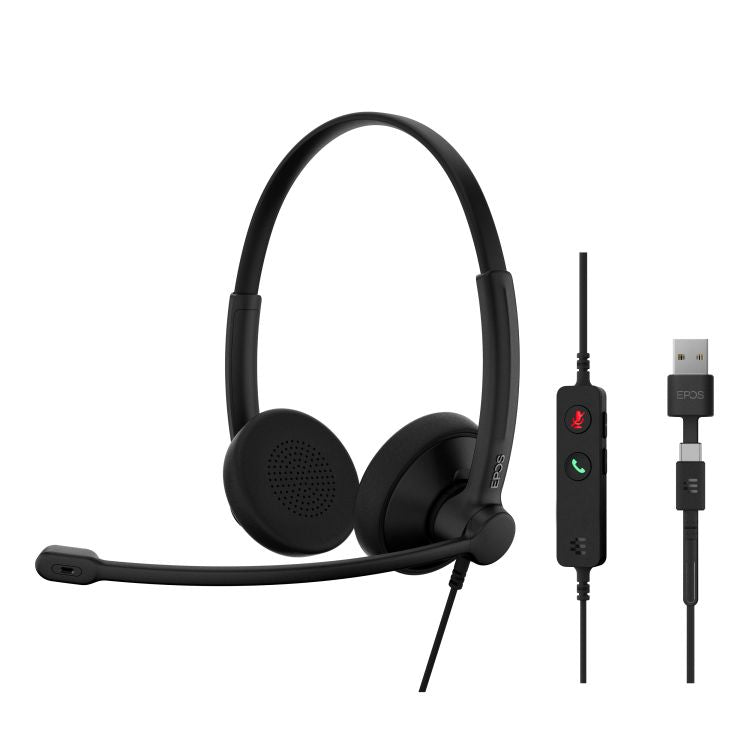 EPOS Impact 100 UC Stereo USB-C+A Headset EPOS Impact 100 UC Stereo USB-C+A Headset
